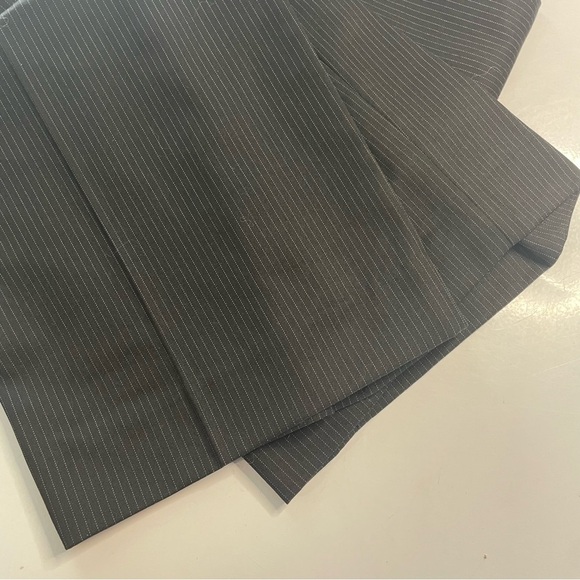 NWT Chaps 40W 32L Men’s Black Pinstripe Pants - Picture 5 of 8